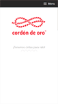 Mobile Screenshot of cordondeoro.com.ar